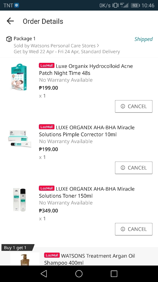 luxe organix acne treatment
