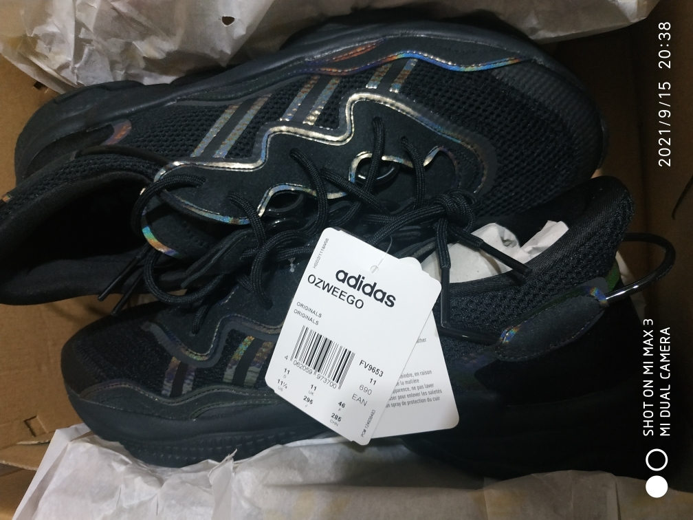 Adidas Ozweego black Man Fv9653 | YOUSPORTY