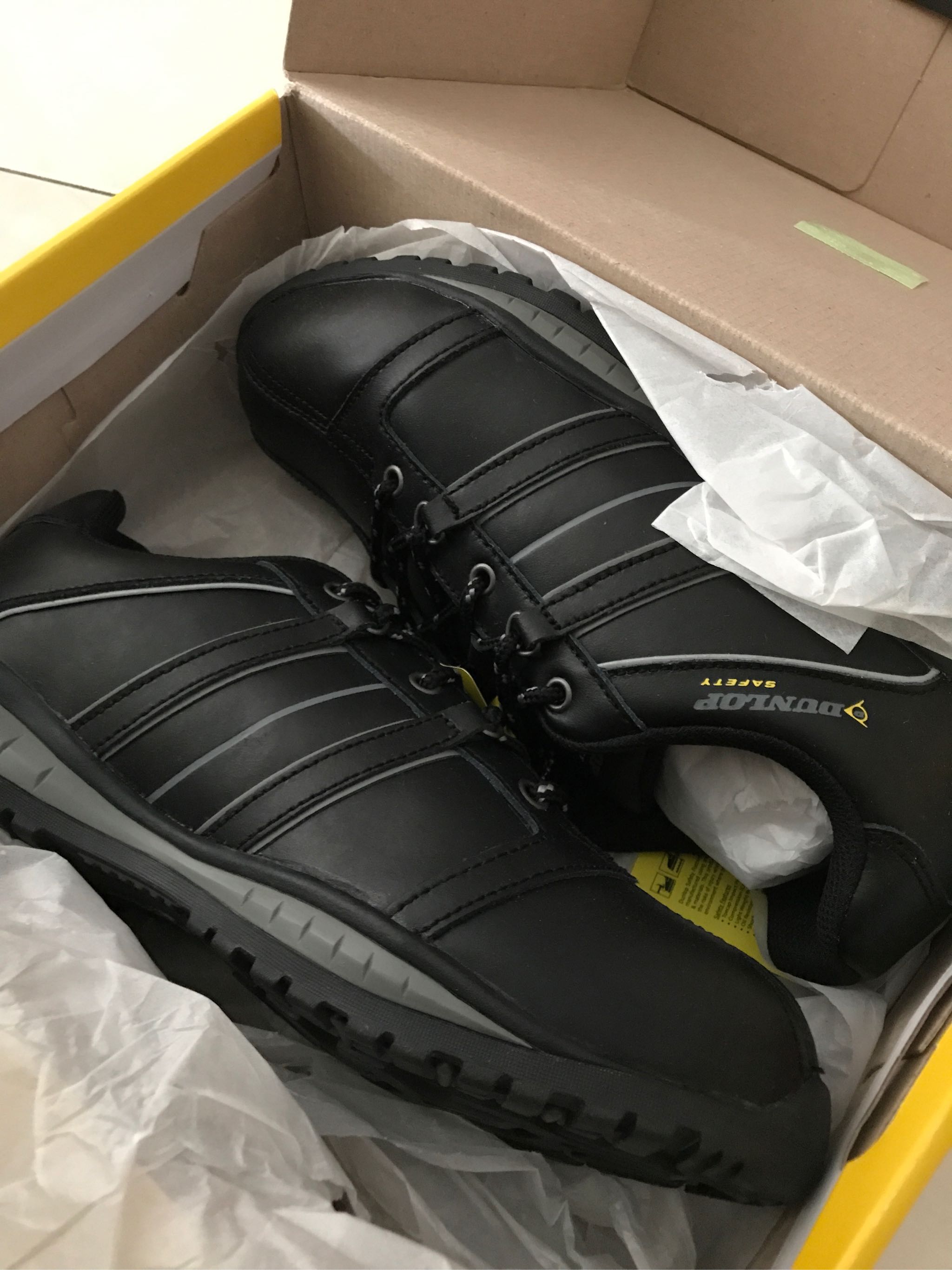 Dunlop Mens Idaho Safety Shoes (Black 