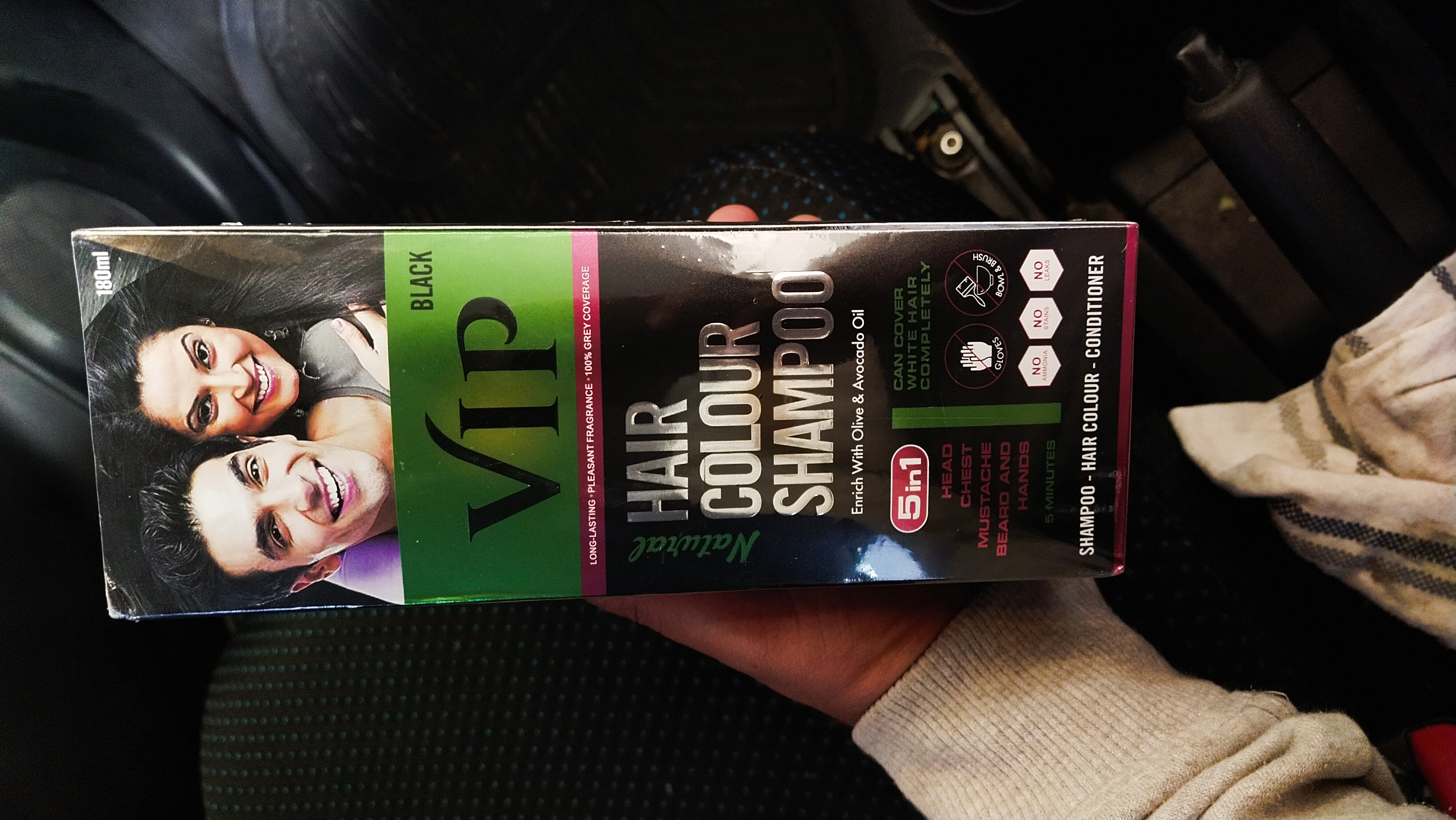VIP Hair Colour Shampoo - 180ml Black: Buy Online at Best Prices in  Pakistan 