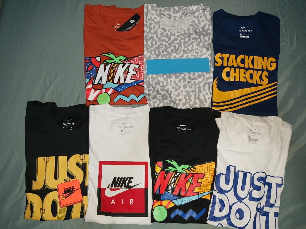 nike stacking checks shirt