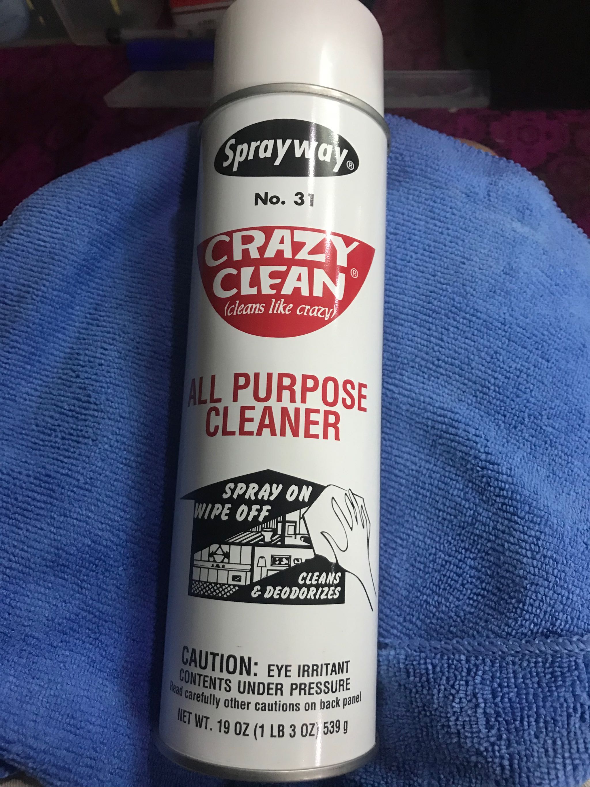 CHAI XỊT TẨY ĐA NĂNG SPRAYWAY NO.31 CRAZY CLEAN ALL PURPOSE CLEANER 539G