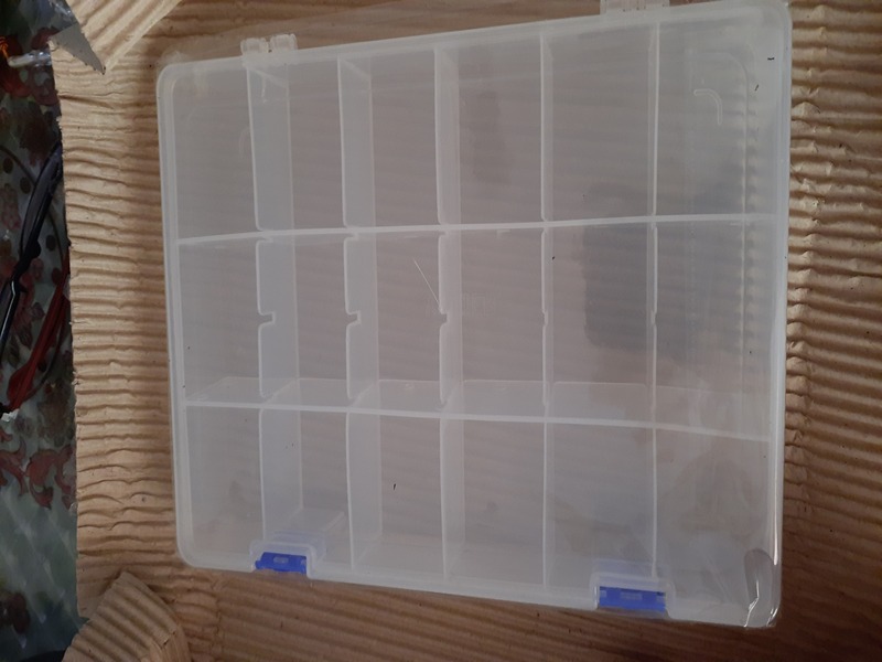11X7 inch Multi Purpose storage box V275 (18 compartments) for electronic  components, Screws, Jewelry and Medicine etc.