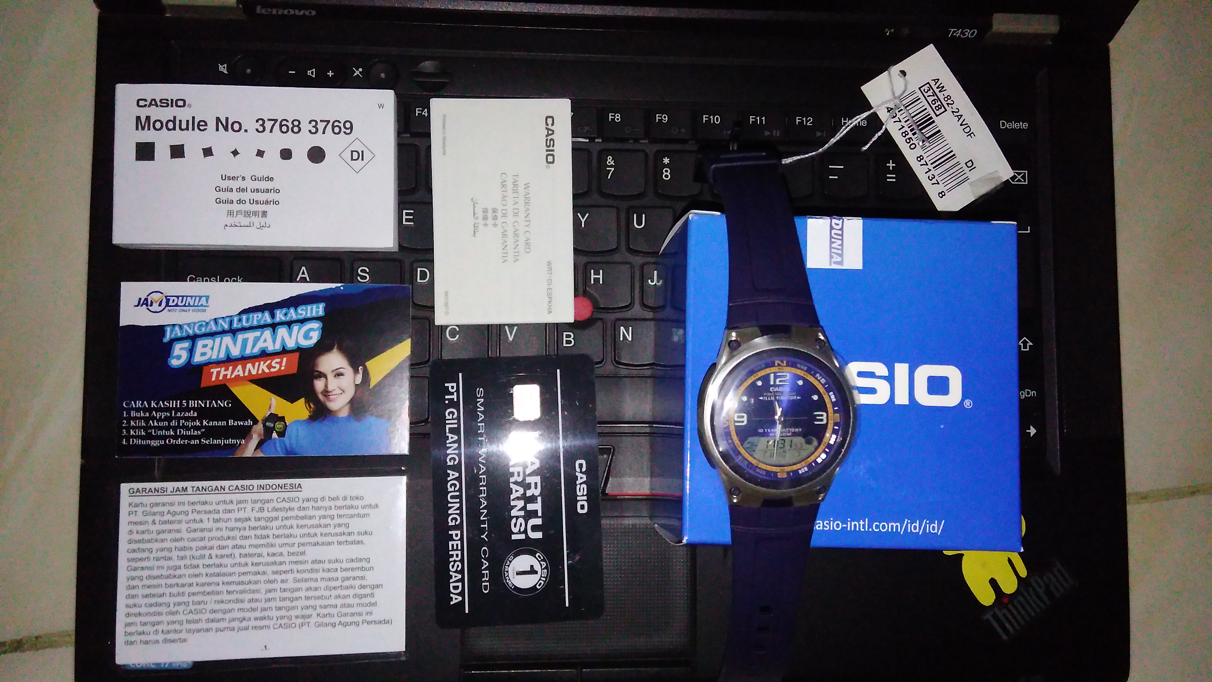 Jual Casio Casio Jam Tangan Pria Blue Silver Resin Aw 82 2avdf Original Zalora Indonesia