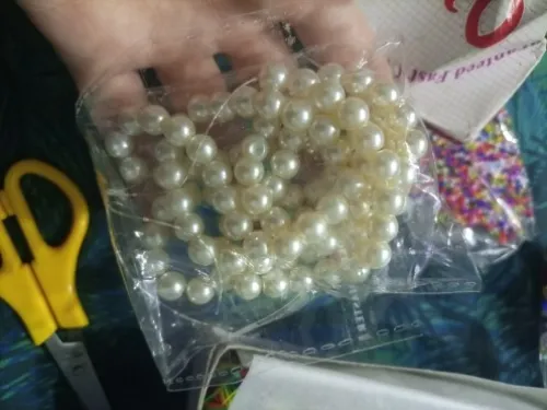 Round White Pearl Plastic Bead, Size: 6 Mm at Rs 35/pack in Bhiwandi