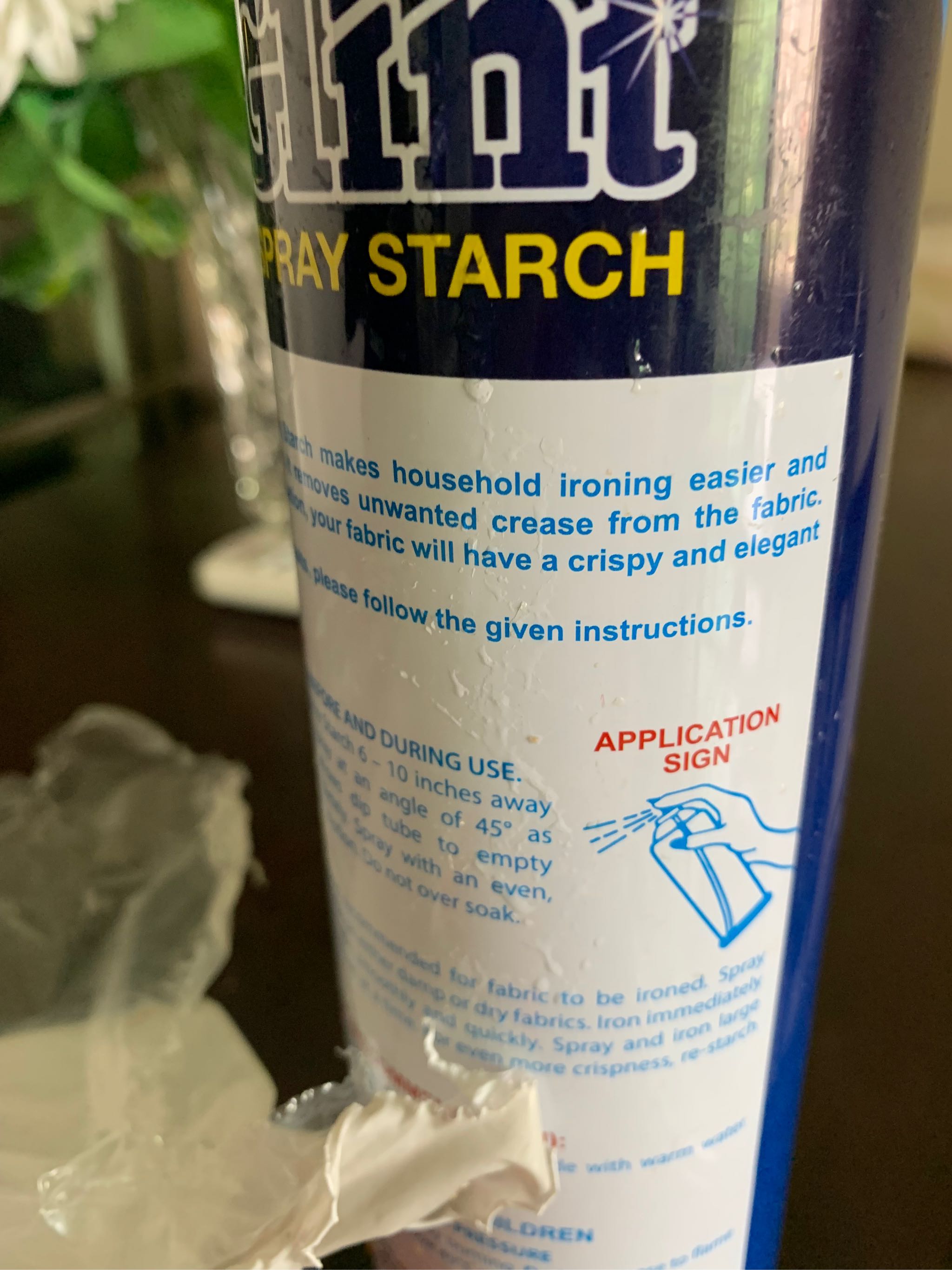 GLINT SPRAY STARCH 567 GM - iron starch spray - ironing spray