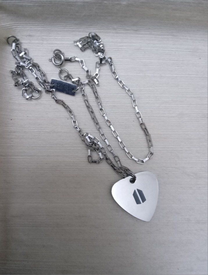 Kpop BTS Bangtan Boys SUGA Guitar Pick Necklace Fans Gift | Daraz.lk