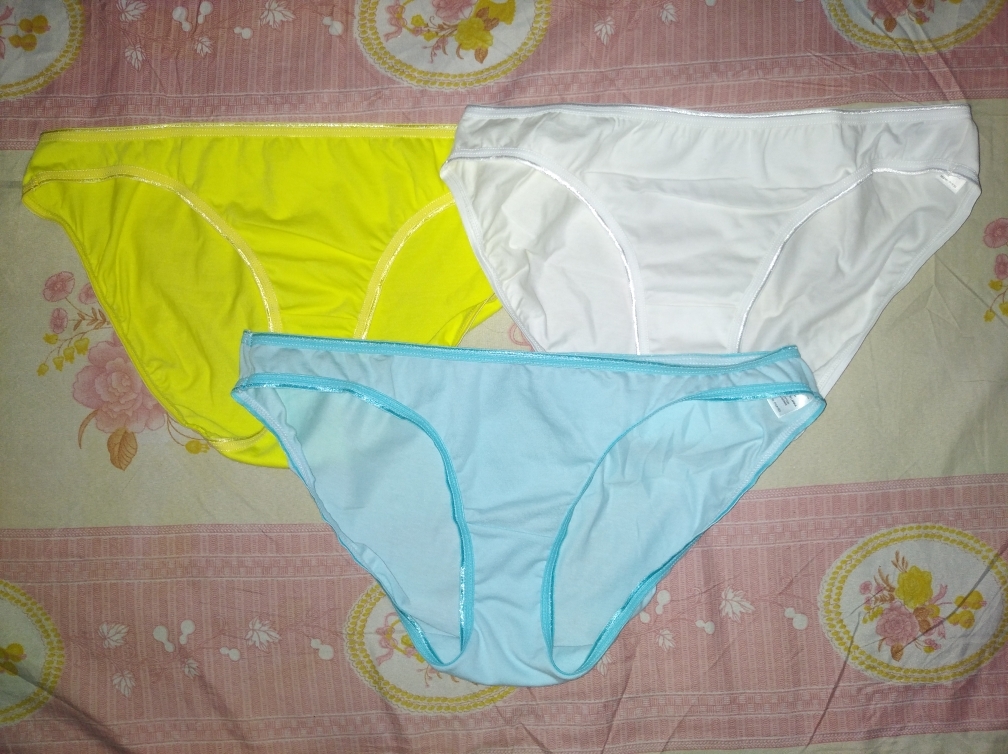 SASA Women's Mini Brief Low Waist Pure Cotton Panty Underwear 3-Pack