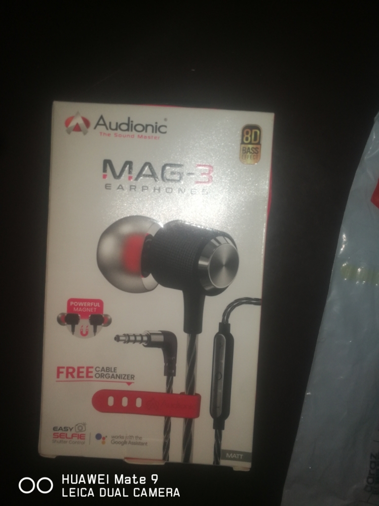 Audionic MAG-3 Handsfree With Powerful Magnet & 8D Bass Effect - Mobile  Geeks