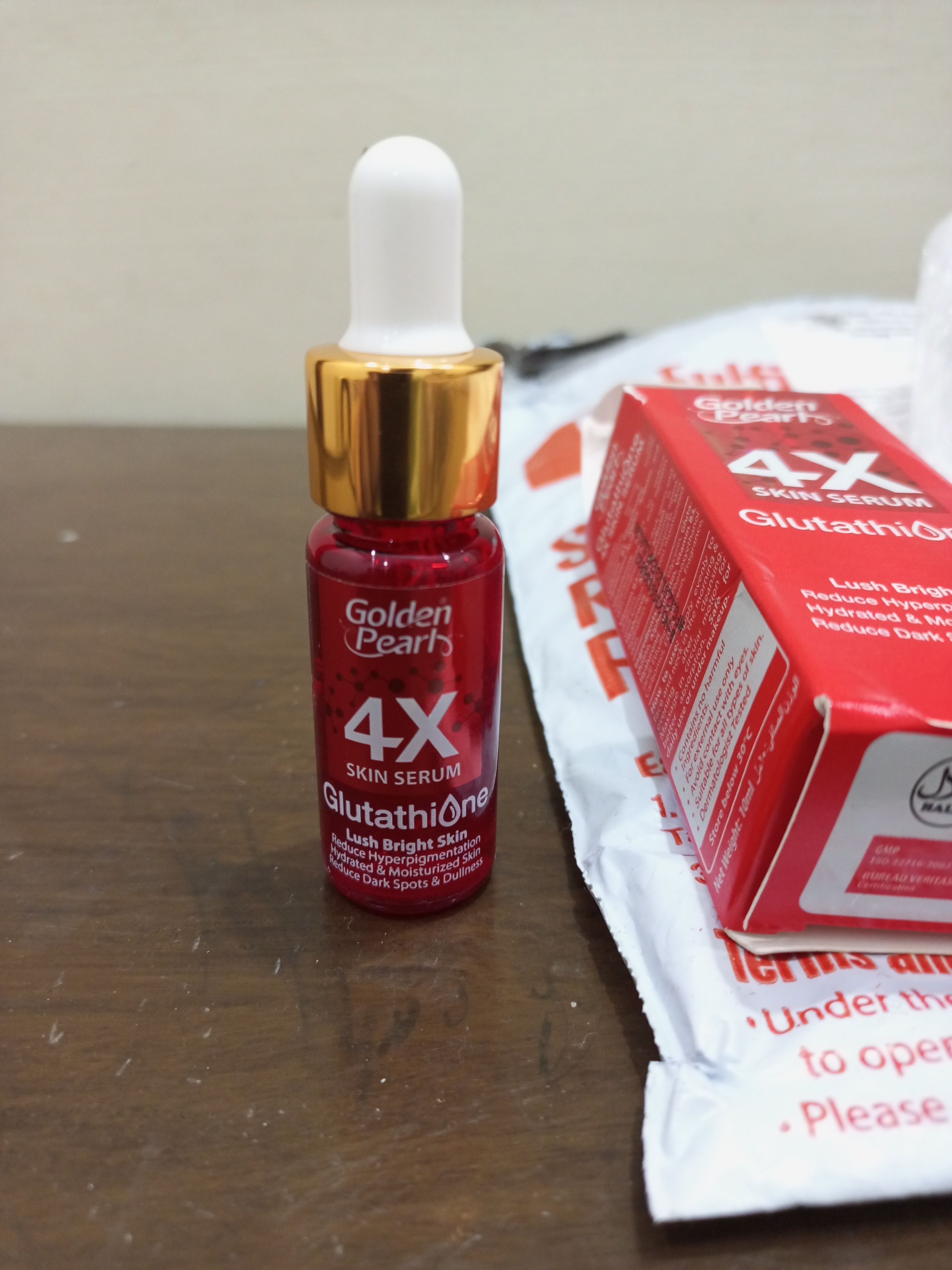 glutathione serum golden pearl 4X Skin Golden Pearl 4X Skin Serum