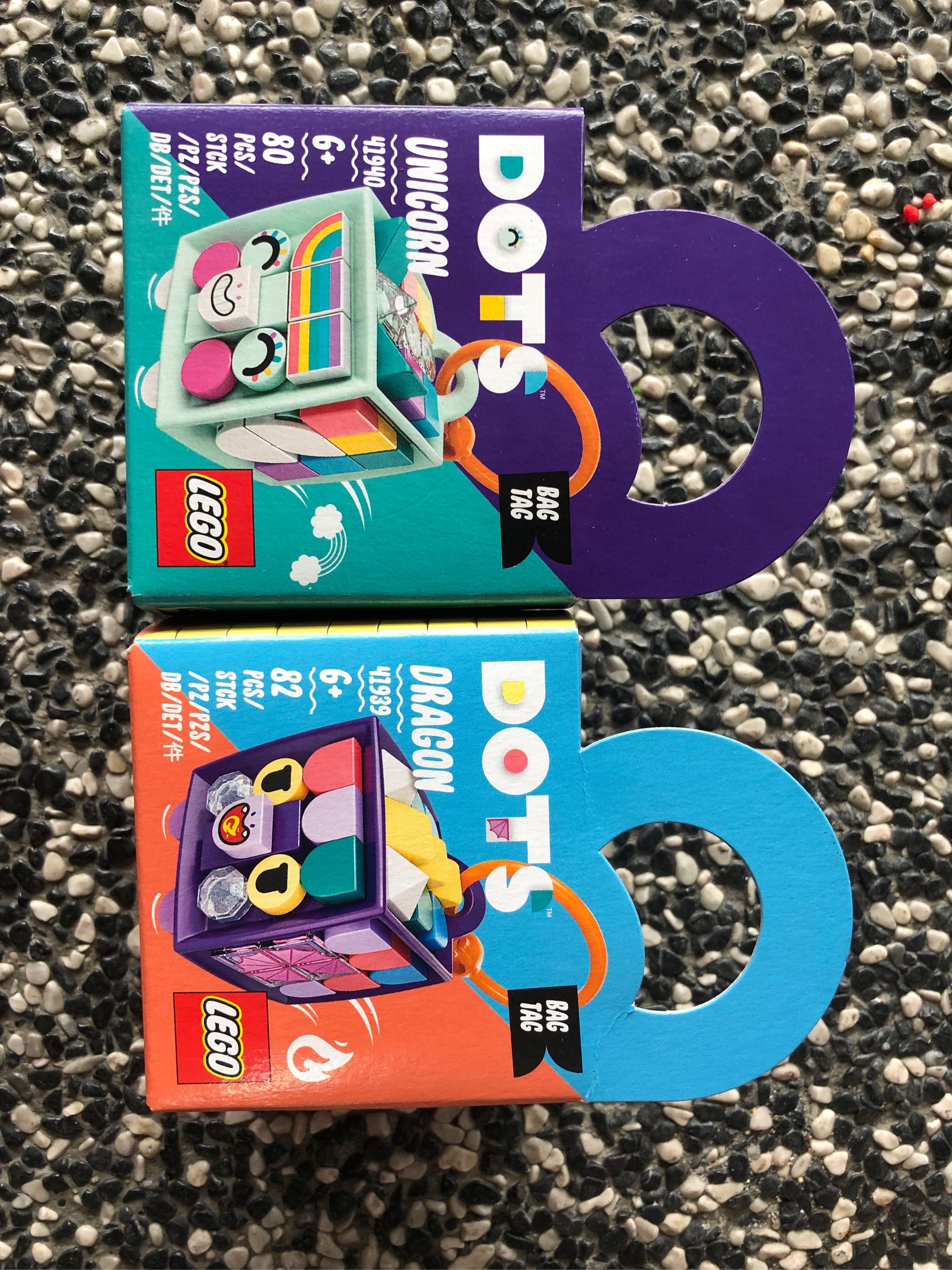 BrickStory] LEGO DOTS Bag Tag Dragon (41939)(82 PIECES) Lazada