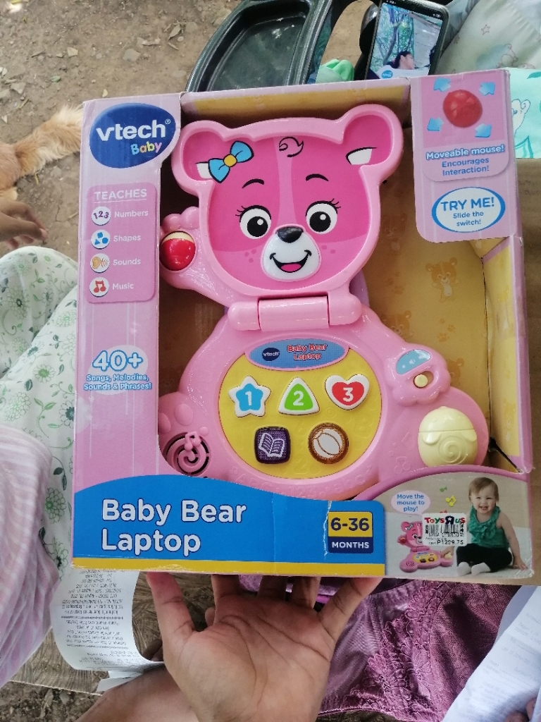 VTech Bear's Baby Laptop, Pink