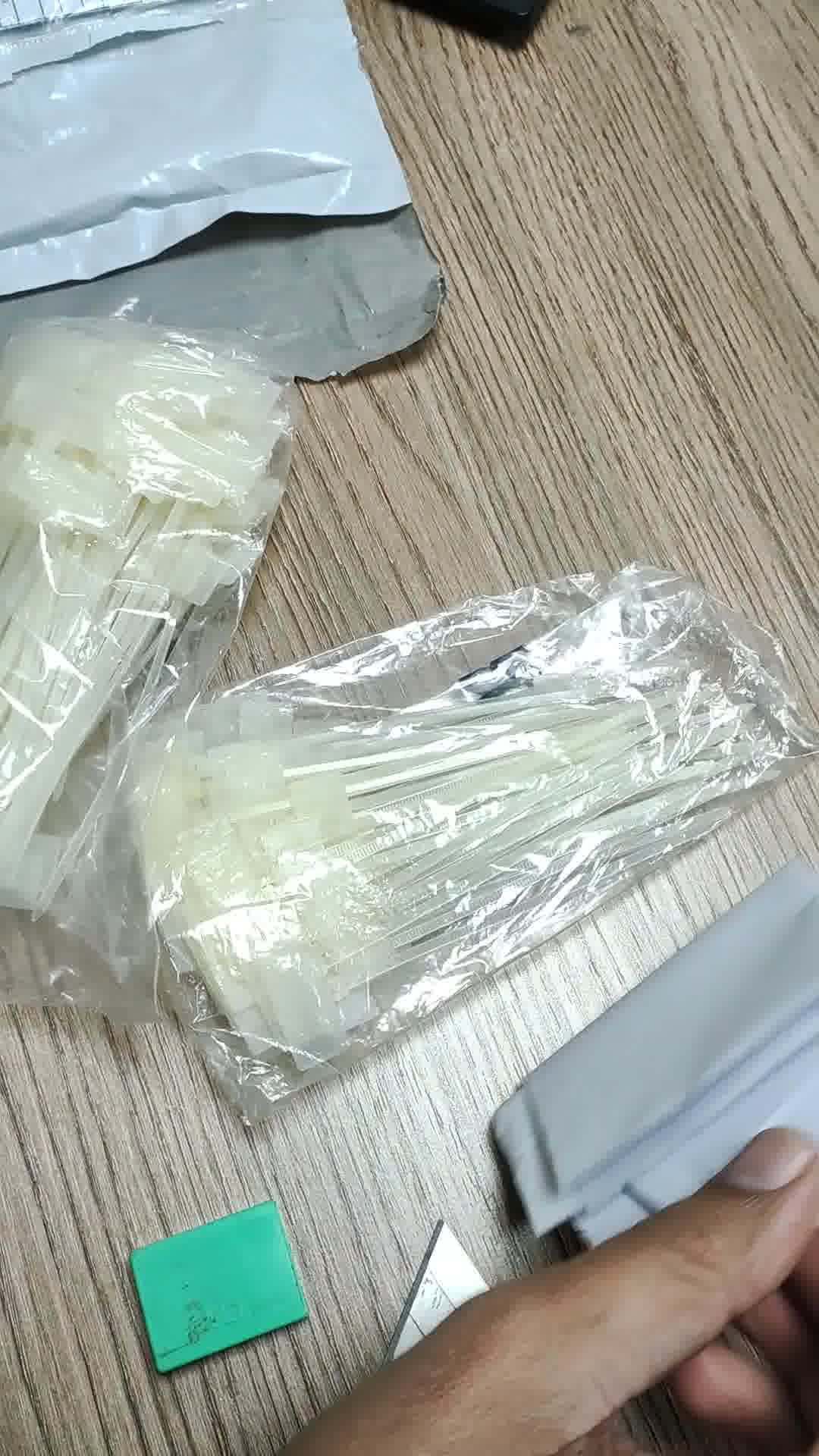 PATIKIL 6-Inch Zip Ties With Labels - 100pcs Red Nylon Cable Ties With Write-On Tags For Organization