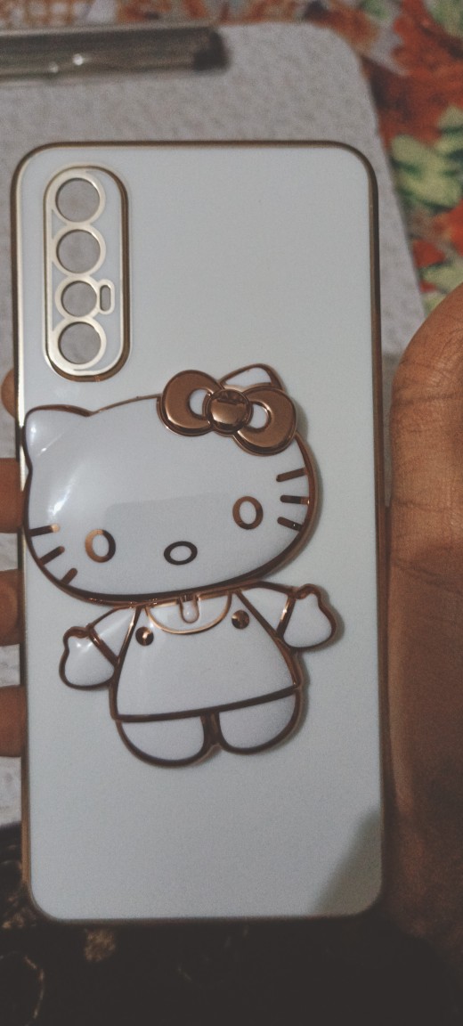 FELMYST Hello Kitty Holder Case For OPPO Reno 3 Pro Fashion FELMYST Hello Kitty Holder Case For OPPO Reno 3 Pro Fashion