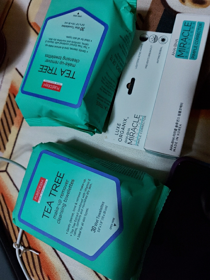 purederm tea tree makeup remover