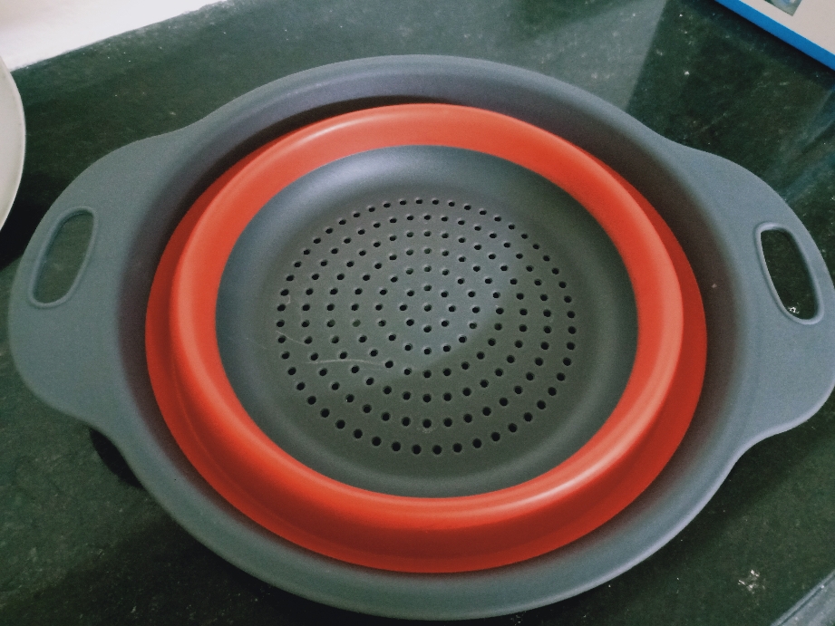 Collapsible Colander, Set Of 2 Round Silicone Sink Kitchen Strainer Set Folding Water Filter Basket with Handles for Draining Pasta, Vegetable and Fruit.: Buy Online at Best Prices in Bangladesh | Daraz.com.bd Collapsible Colander, Set Of 2 Round Silicone Sink Kitchen Strainer Set Folding Water Filter Basket with Handles for Draining Pasta, Vegetable and Fruit.: Buy Online at Best Prices in Bangladesh | Daraz.com.bd