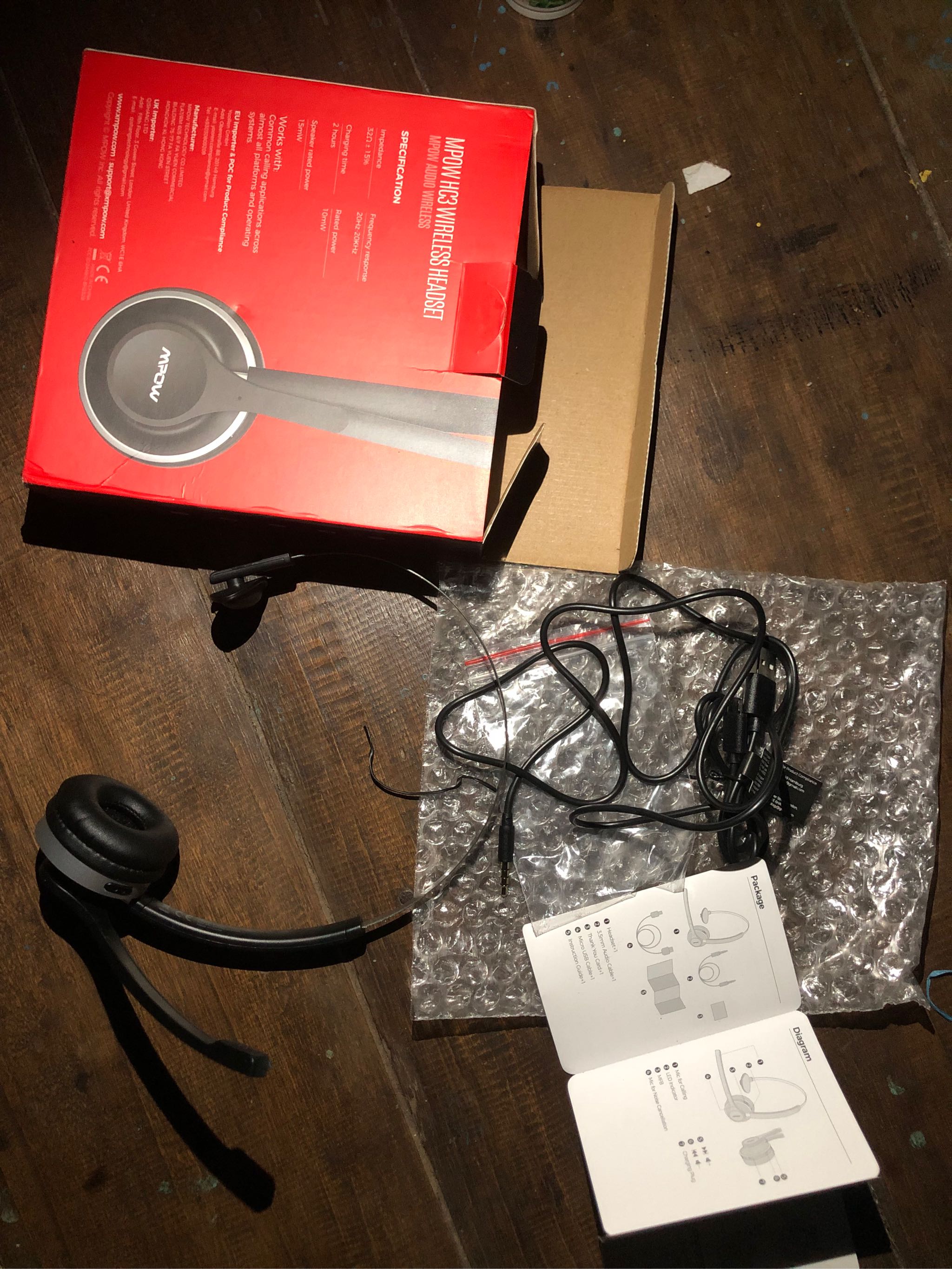 Mpow HC3 Bluetooth Headset | Lazada 