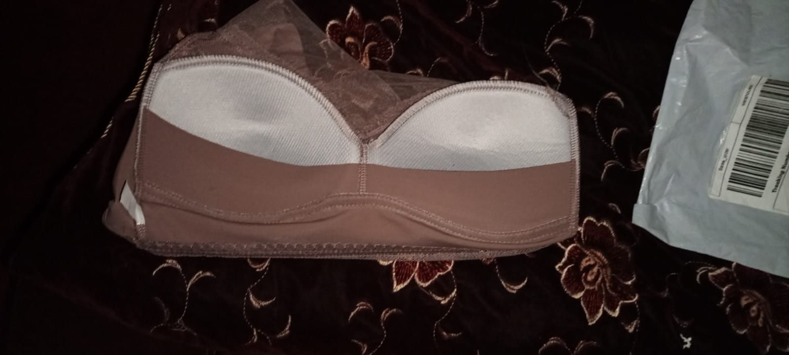 Gathered seamless bra breathable bra lace bra underwear wrapped