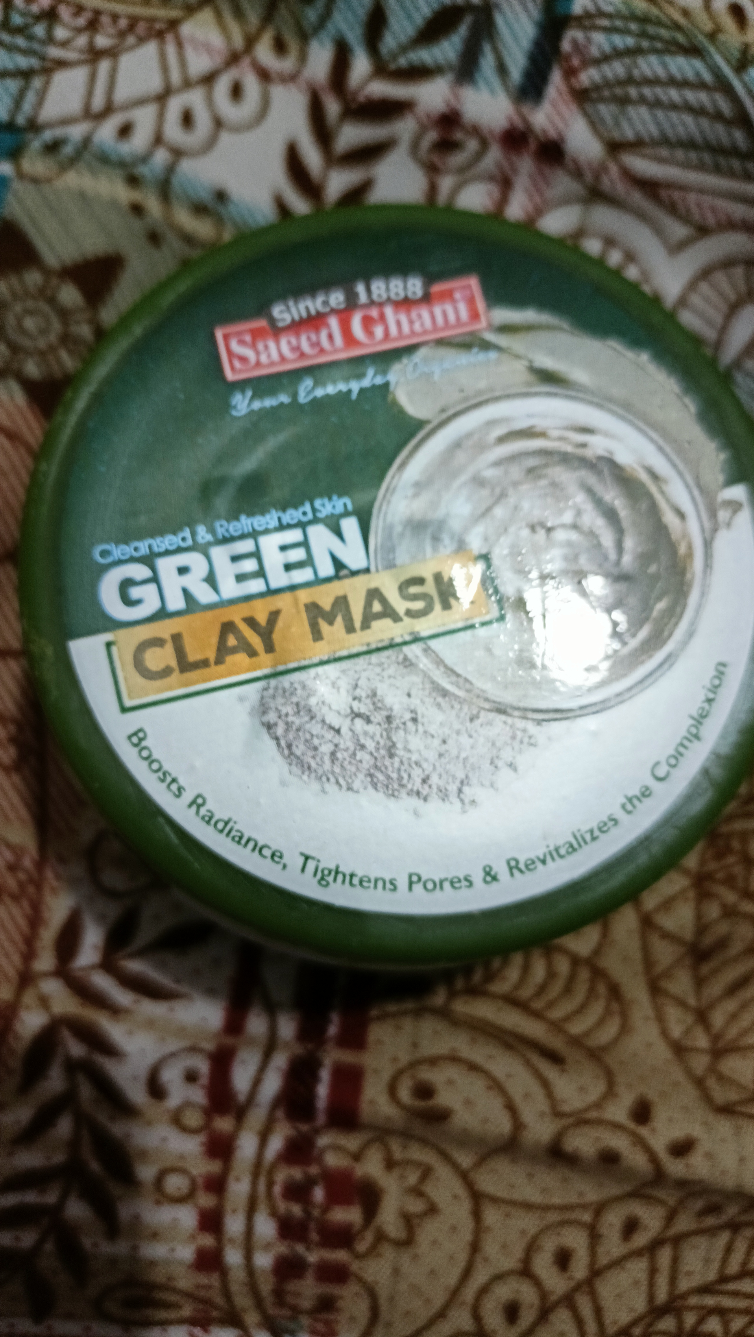 green clay mask saeed ghani