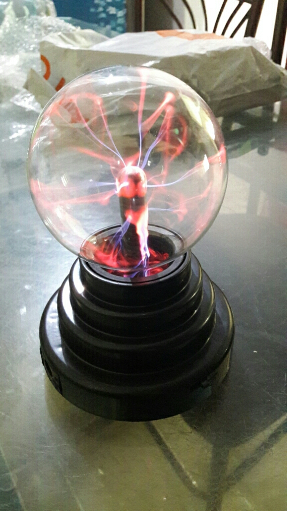  Plasma Globe Light Contact Sensitive Lights USB Globe Sphere Ball Scientific Toy Magic Crystal Light Lamp for Home