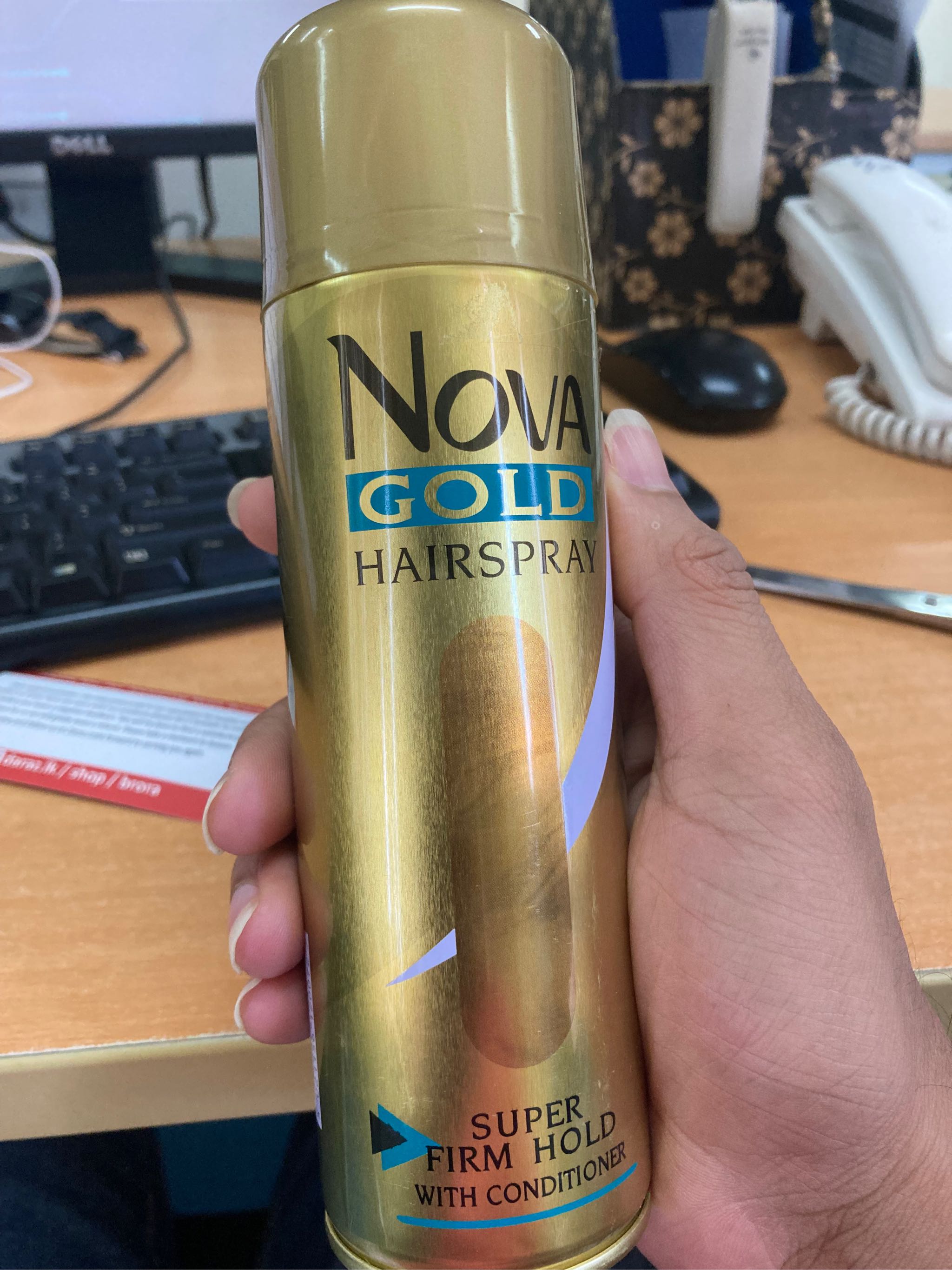 Nova Gold Hair Spray Super Firm Hold With Conditioner 200 ml: Buy Online at  Best Prices in SriLanka 