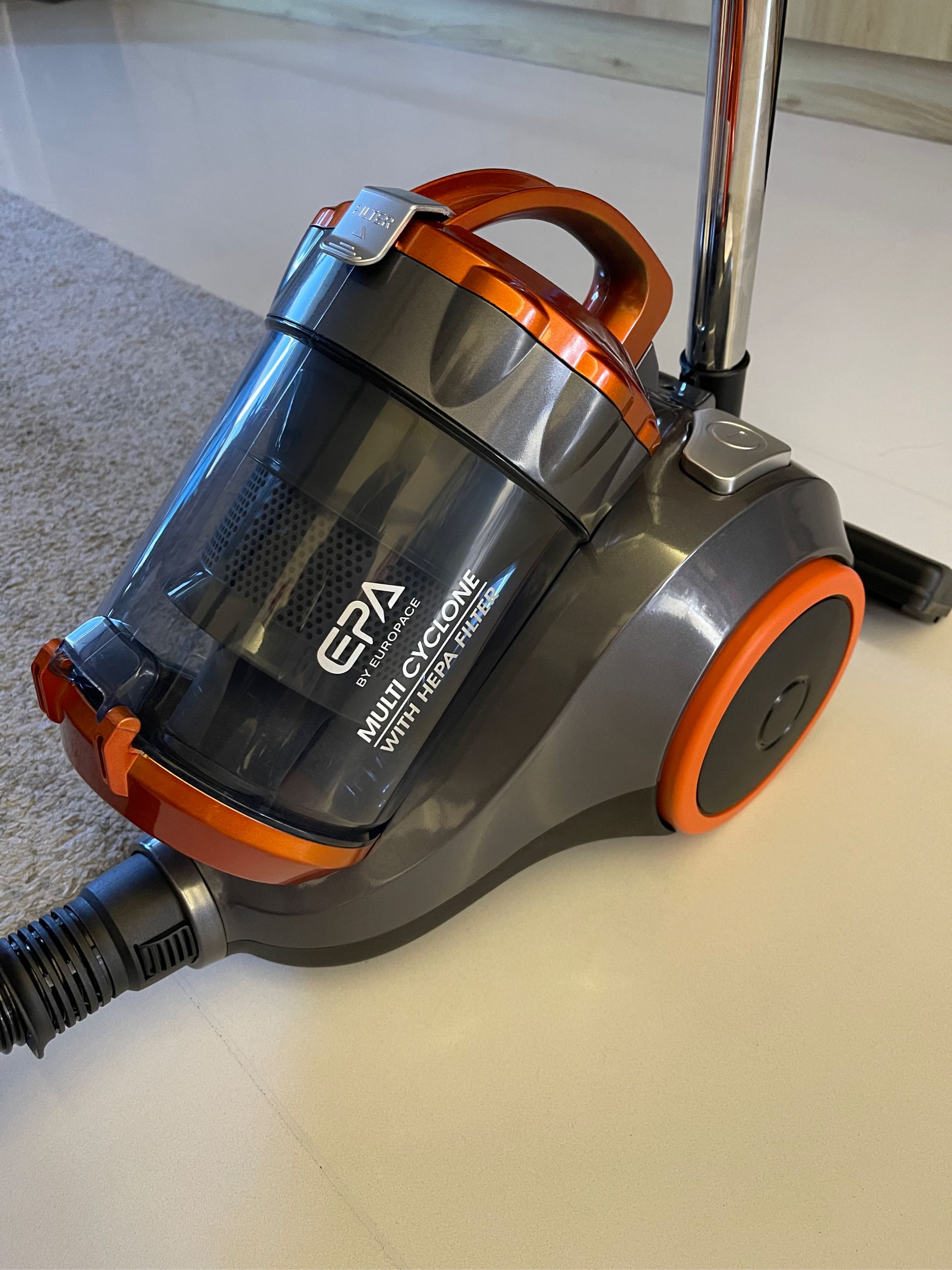 informeel verontreiniging beweeglijkheid Europace Multi-Cyclone Vacuum Cleaner with hepa filter EVC 1150V | Lazada  Singapore