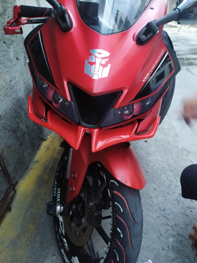 r15 v3 headlight sticker