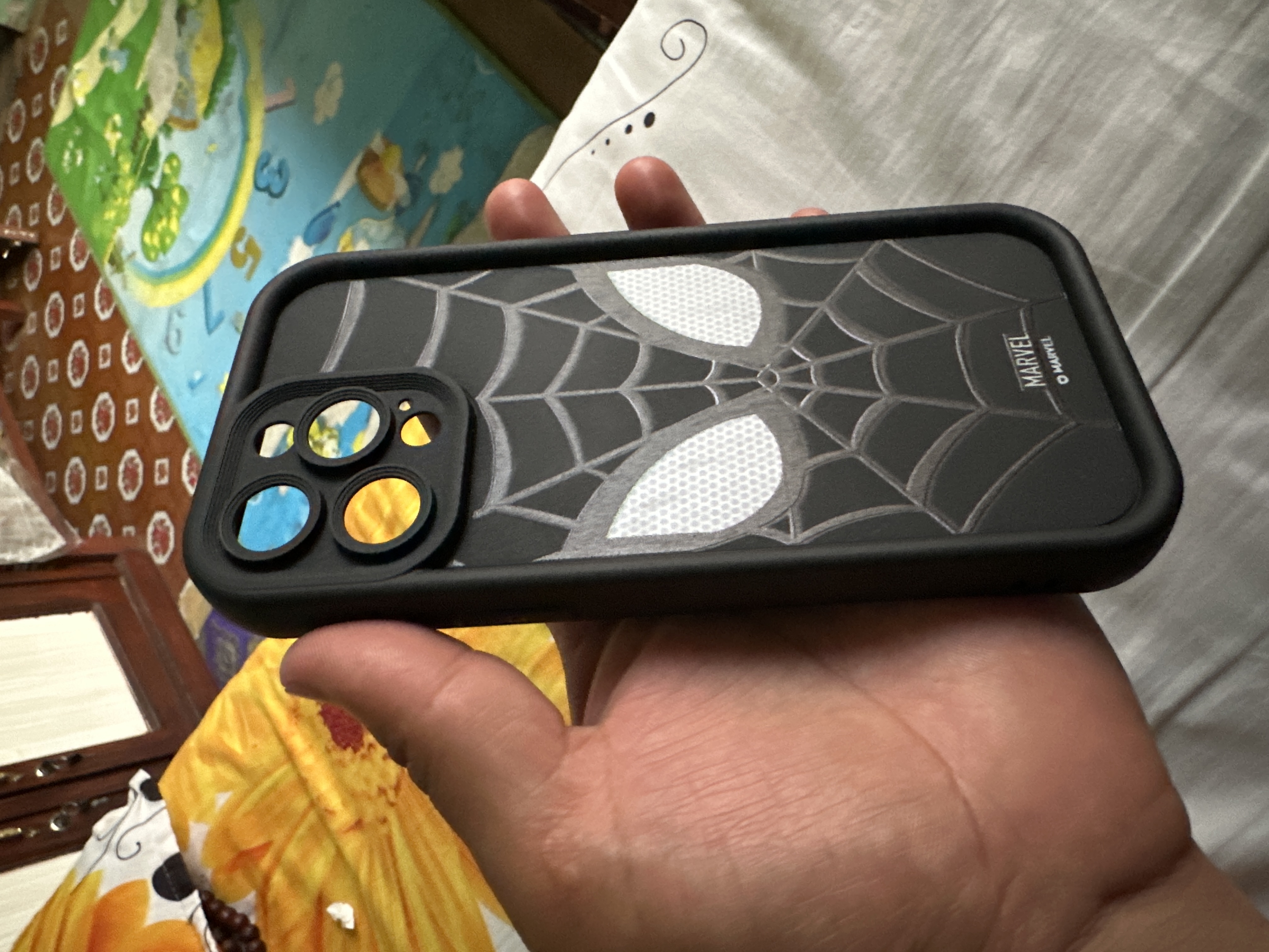 Marvel Spider Man Mask Cover Compatible for IPhone 15 11 14 13