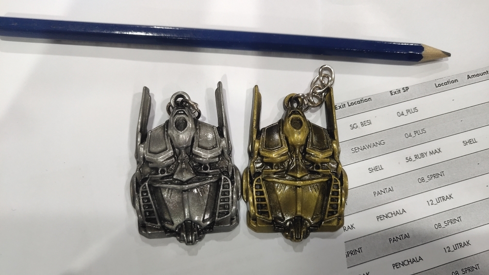 Optimus Prime® Metal Keychain