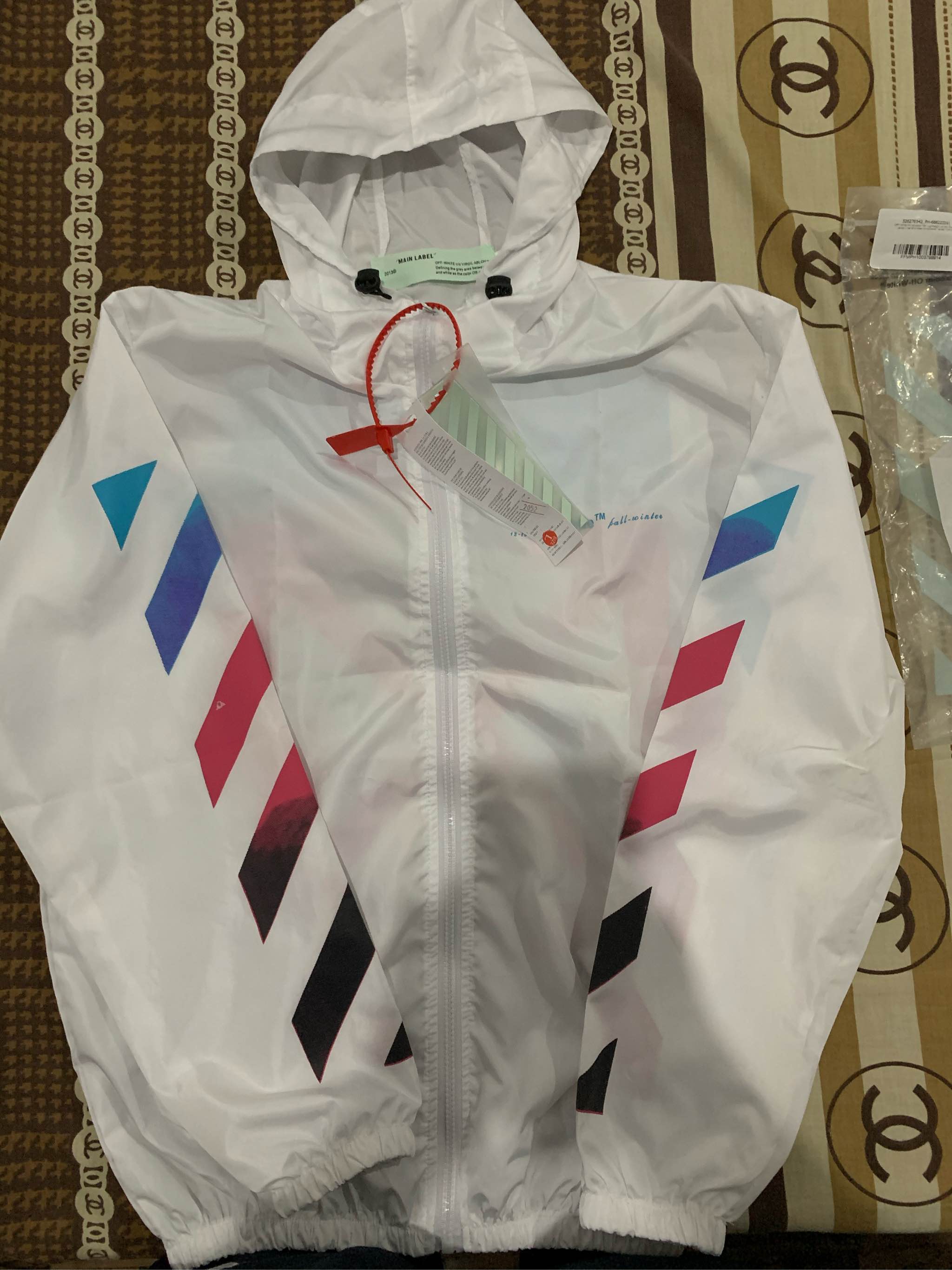 off white windbreaker mens