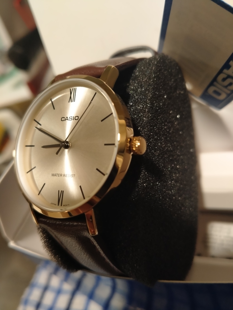 Vinstore] Casio Dark Brown Leather 
