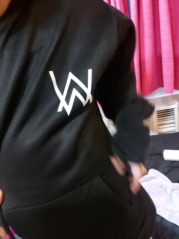 ALDAN Alan walker front back design hoodie jacket unisex kids