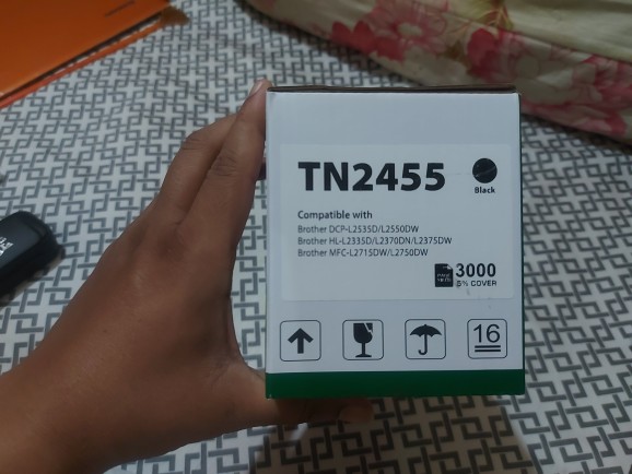 TN-2455 for Brother laser Printer HL-L2310D, 2335D, 2350DW, 2357DW, 2530,  2536D, DCP-L2510D, MFC L2710, Tn-2455 toner cartridge