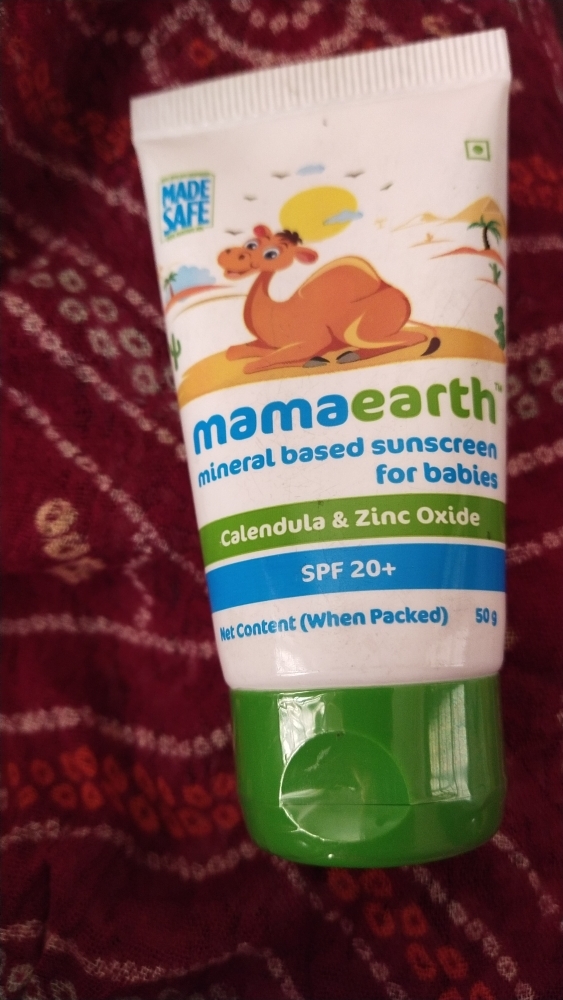 Mamaearth mineral best sale based sunscreen