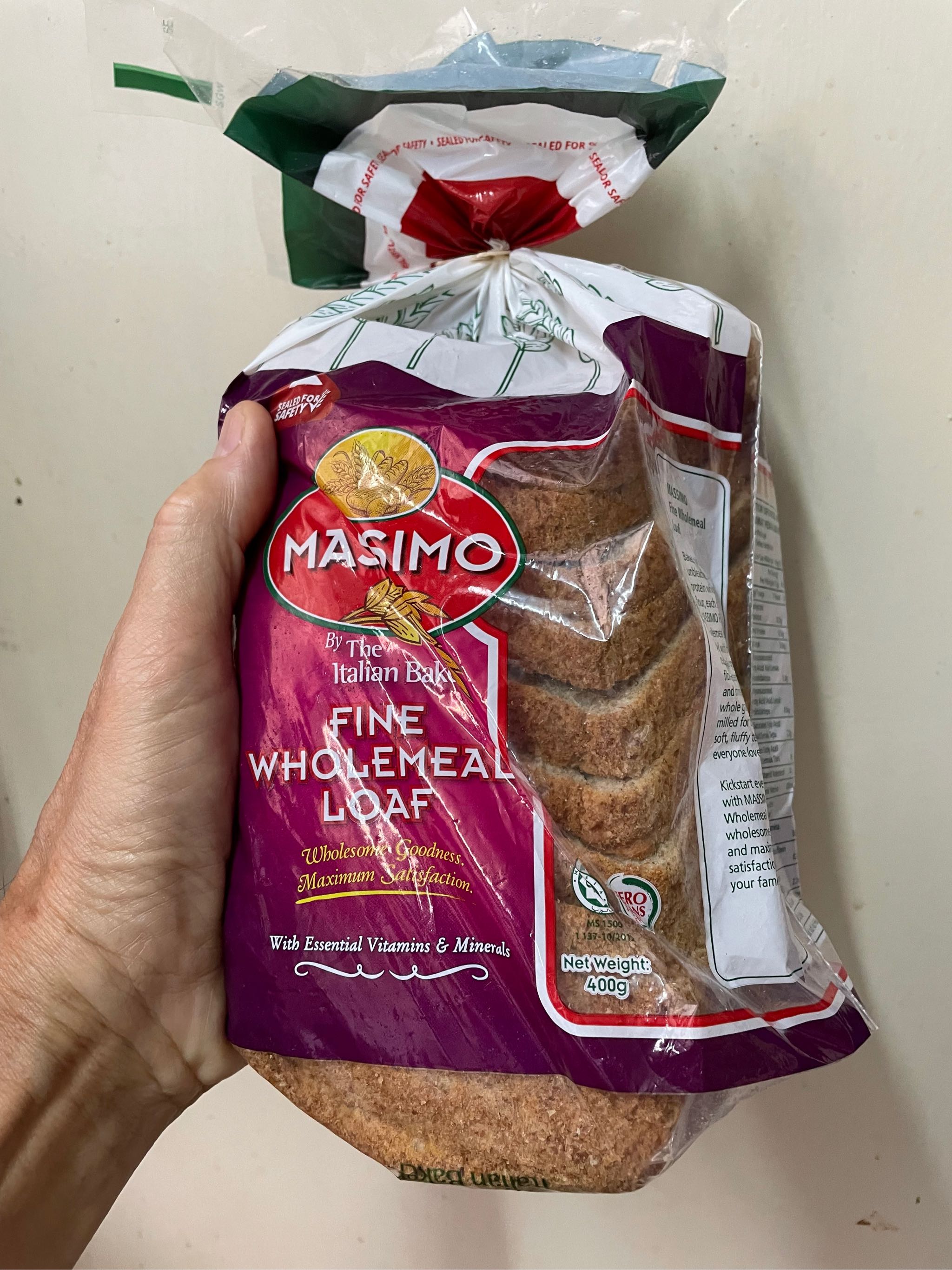 Wholemeal bread massimo Massimo’s limited