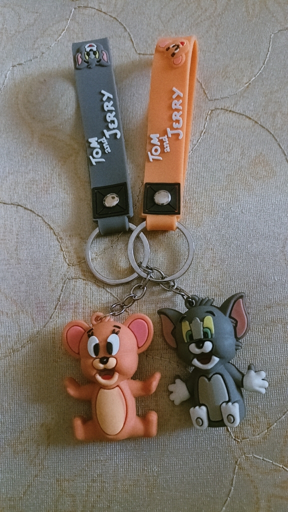  KalaCase Style2 Tom and Jerry Keychain, Cute