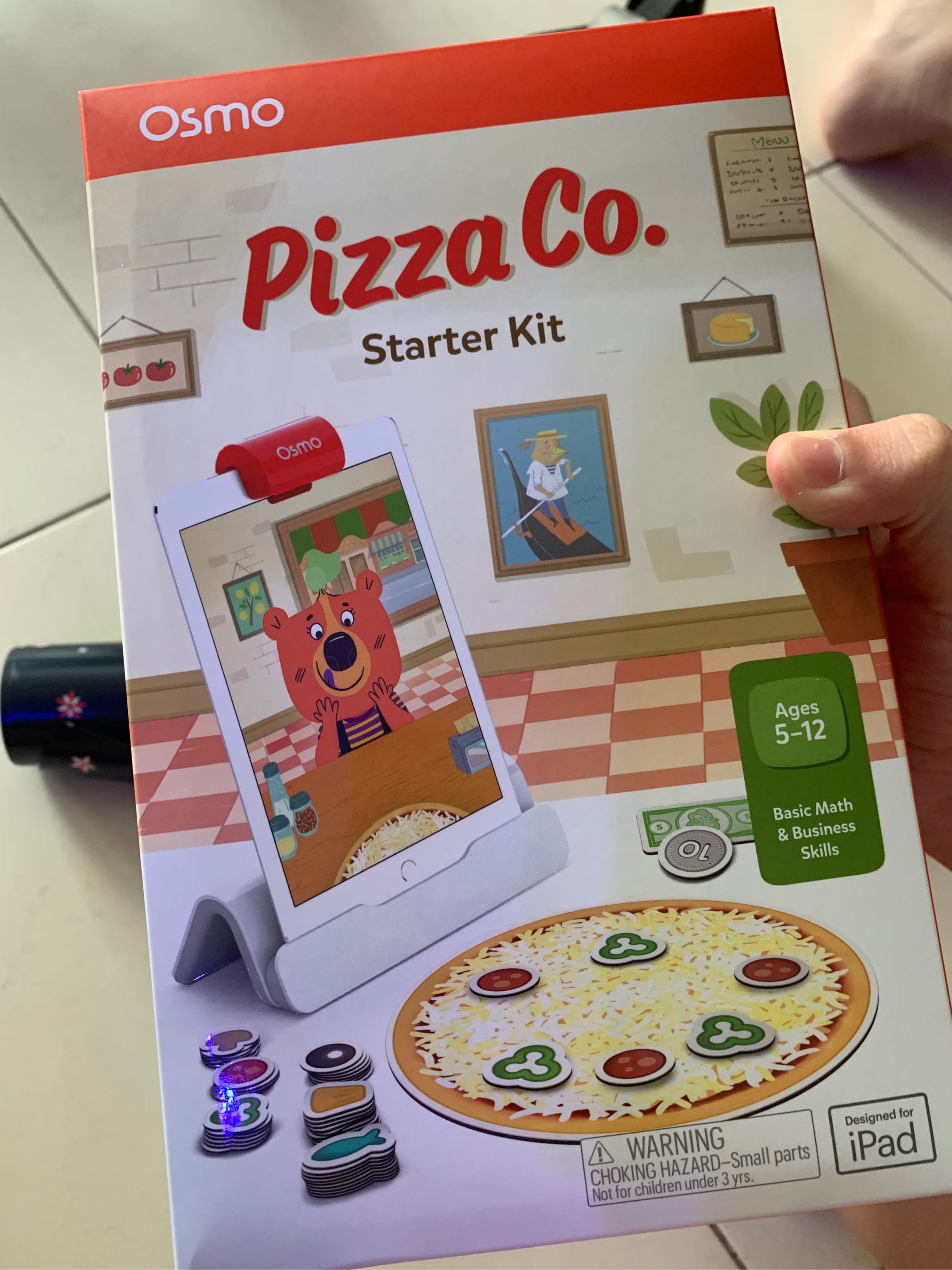 Osmo Pizza Co. Starter Kit For IPad - Fun Math & Business Learning Game For Kids Ages 5-12 With IPad Base