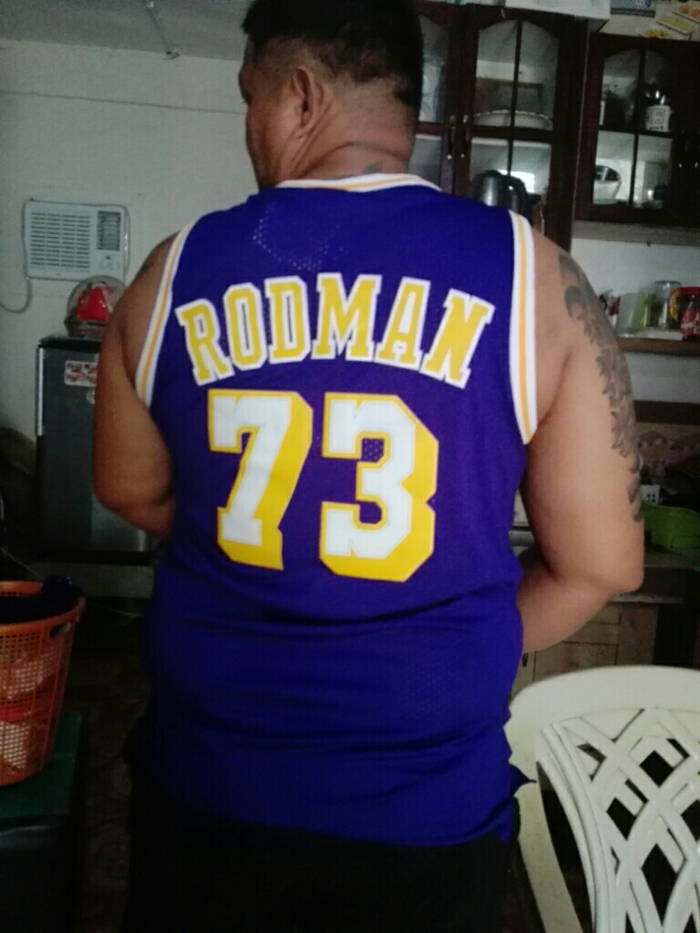 Dennis Rodman Lakers NBA Retro Jersey