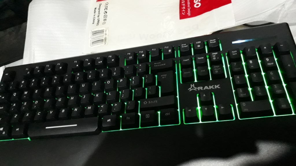 rakk v2 illuminated keyboard