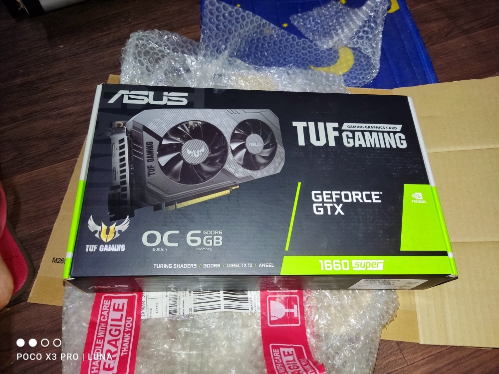 Asus Tuf Gaming 1660 Super Box ASUS TUF GAMING GEFORCE GTX 1660