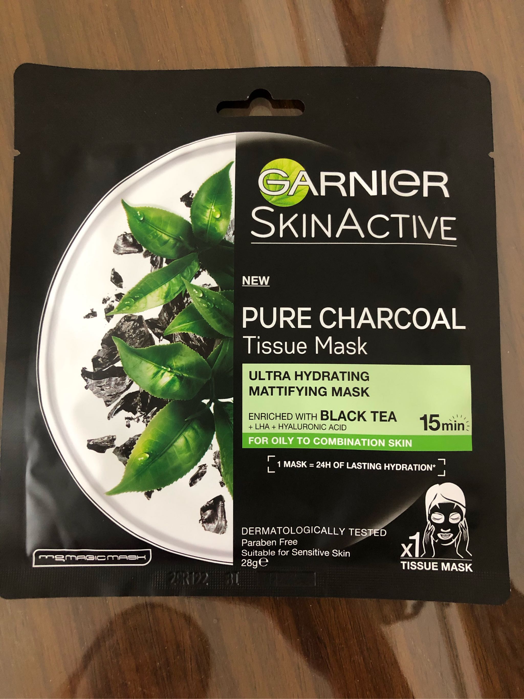  Pure Charcoal 4-in-1 Tissue Masks  Black Tea