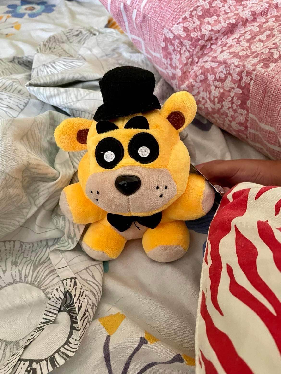 FBYUJ- Kawaii Five Nights at Freddy Golden Freddy Bear Plush Toy Stuffed  Doll FNAF Toys for Children