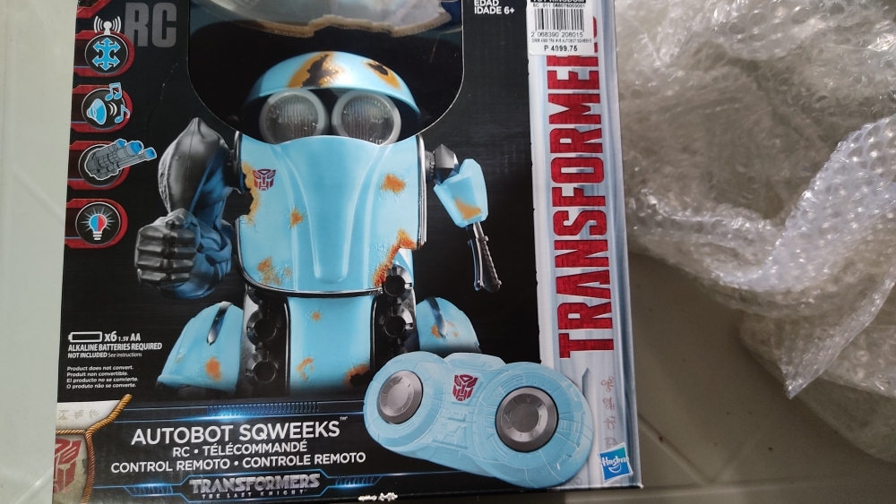 Transformers The Last Knight Autobot Sqweeks RC Multicolor