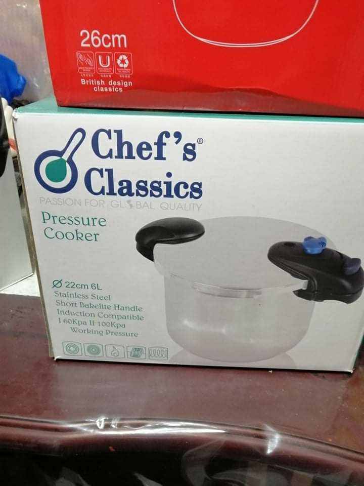 Chef s Classics Zinnia Stainless Steel Presure Cooker 6lts Lazada PH