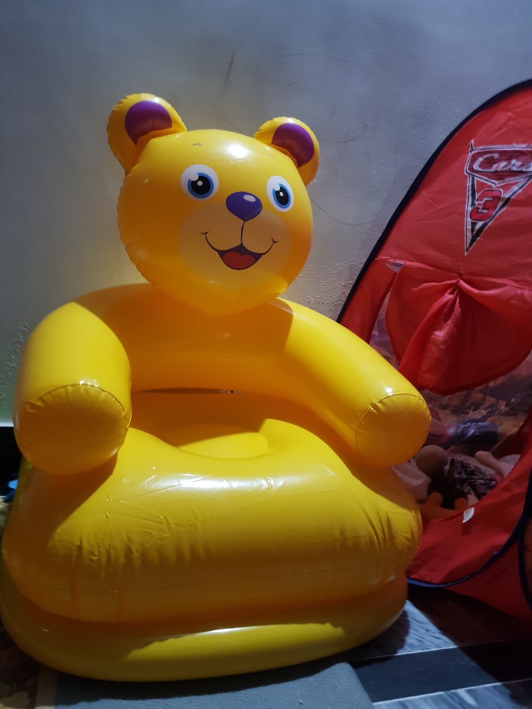 Teddy bear balloon discount chair