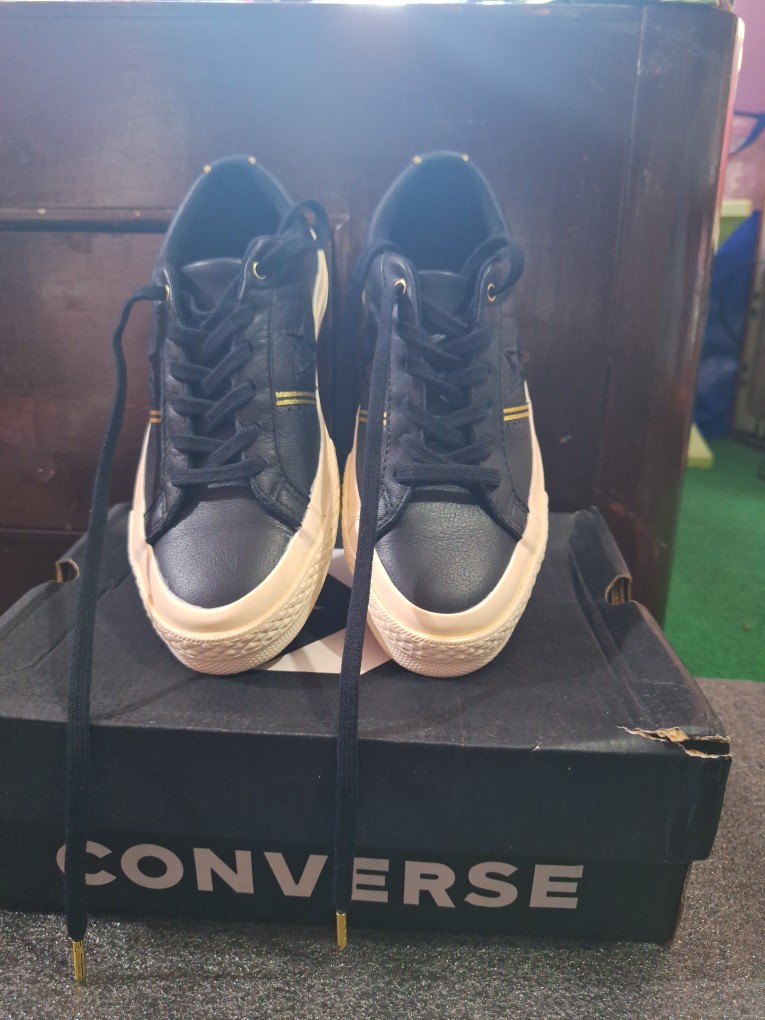 Converse One Star Black Leather Sneakers For Unisex 159701C Daraz .np