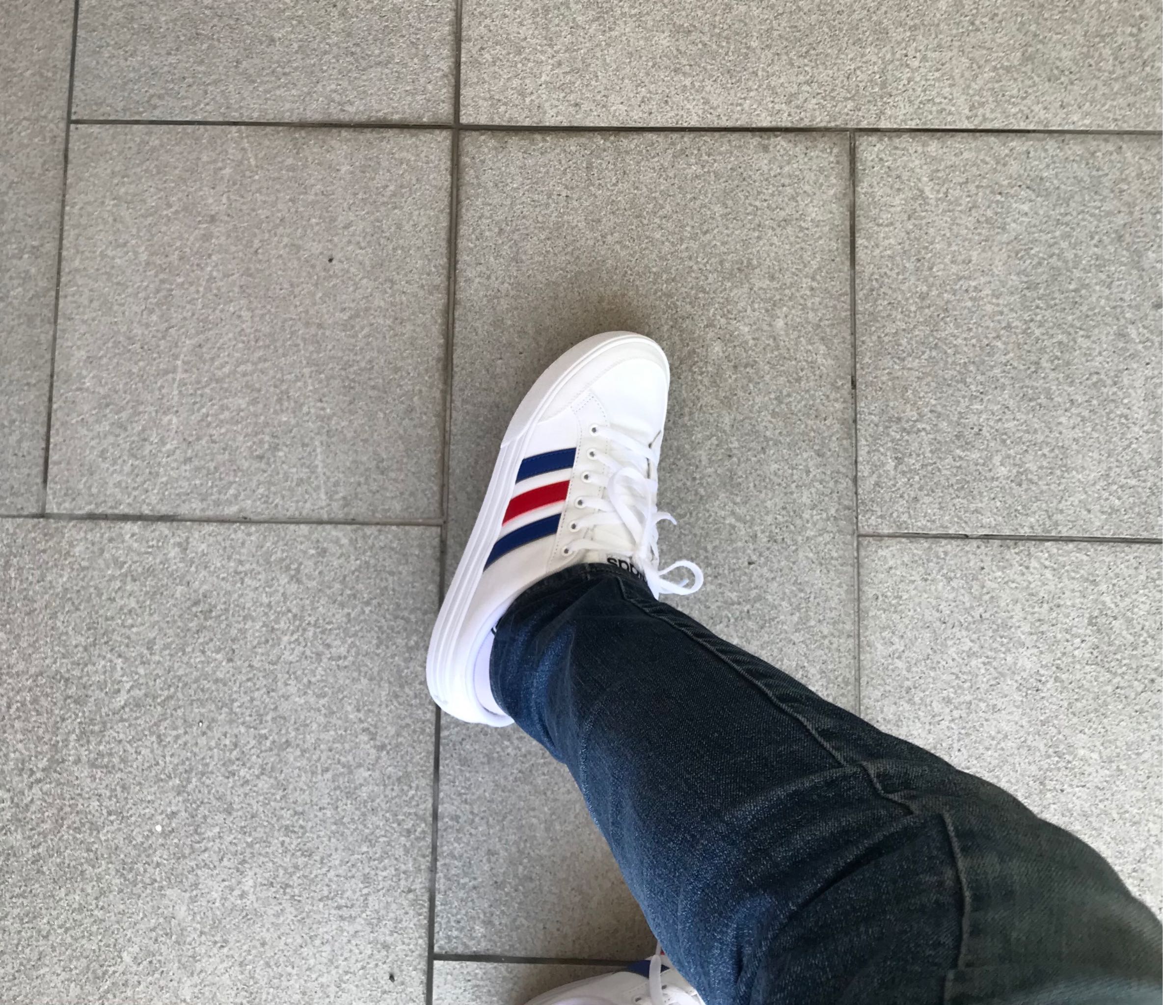 Adidas Unisex VS Set Mule FX4848 White / Blue / Red Shoes | Lazada PH