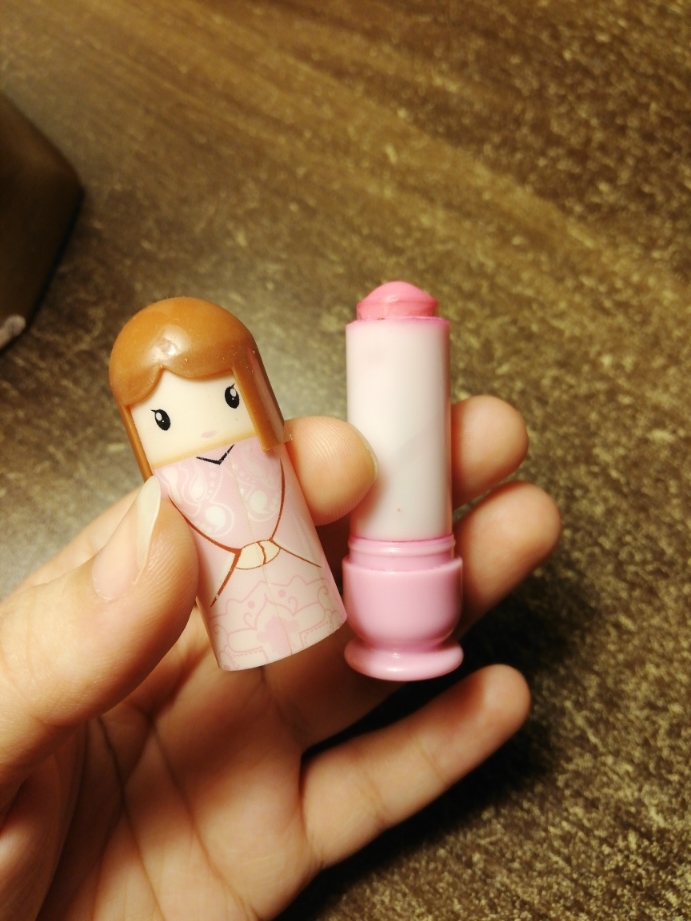  Lip Balm Cute Chinese Doll Shaped Long Lasting Moisture Chapstick - Magic Baby Pink