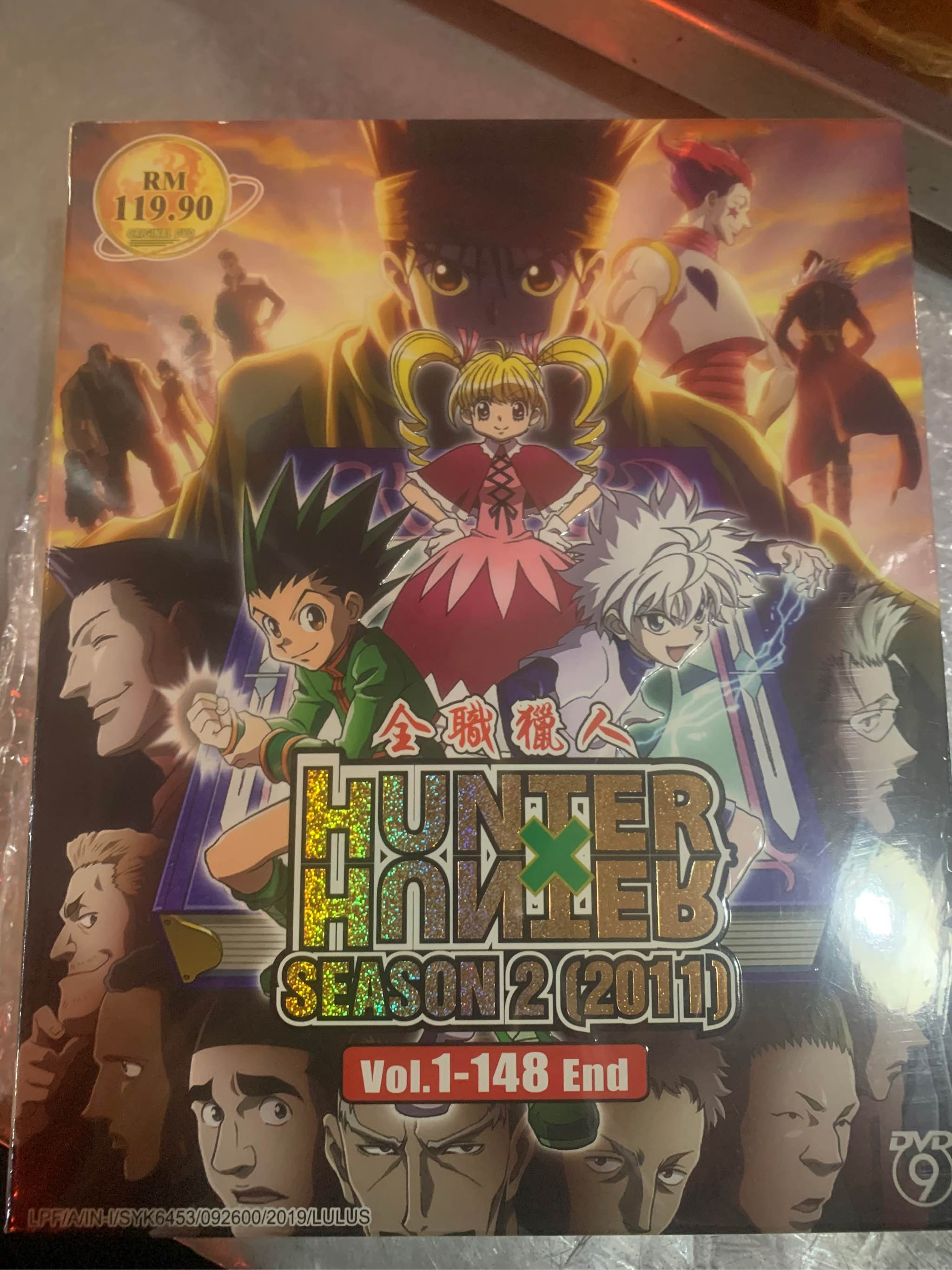 DVD Anime Hunter X Hunter Season 2 (2011) Vol.1-148 End English