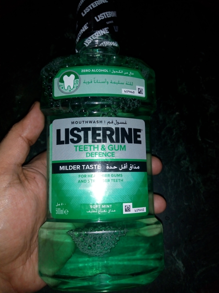  LISTERINE® Mouthwash Teeth & Gum Defence Milder Taste Soft Mint 500ml